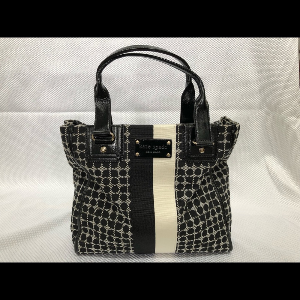 Brand new Kate Spade large black and cream bag